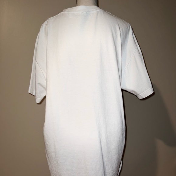 Brandy Melville Oversized White Graphic Tee West Coast - Picture 3 of 4